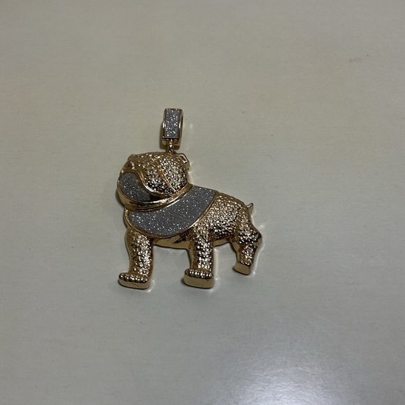 🎄Bulldog Charm gold and silver - Picture 6 of 9